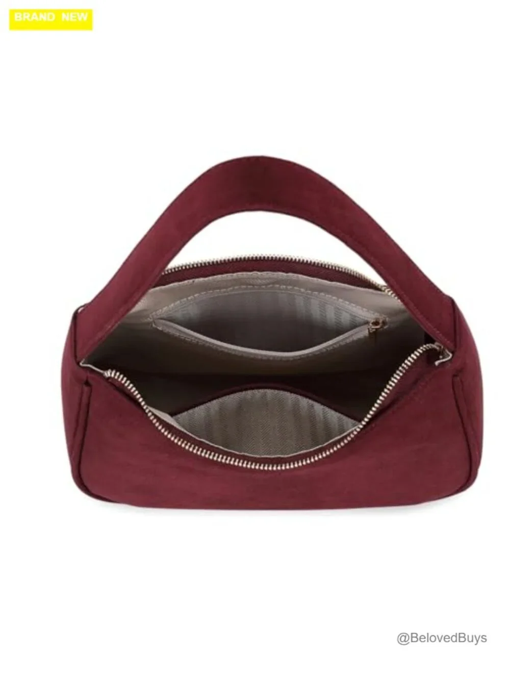 PU Leather Cute Hobo Tote Mini Clutch Purse with Zipper